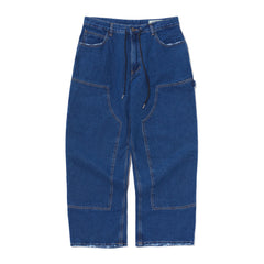 Work Widefit Denim Pants Deep Blue