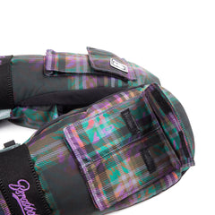 Bsr Pocket Snowboard Glove Purple Check