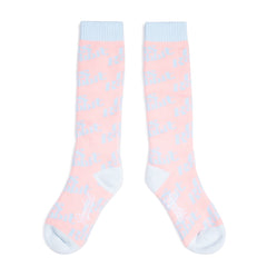 Logo Snowboard Socks Pink