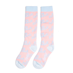 Logo Snowboard Socks Pink