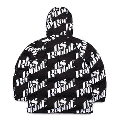 Logo Hoodie Wellon Parka Black