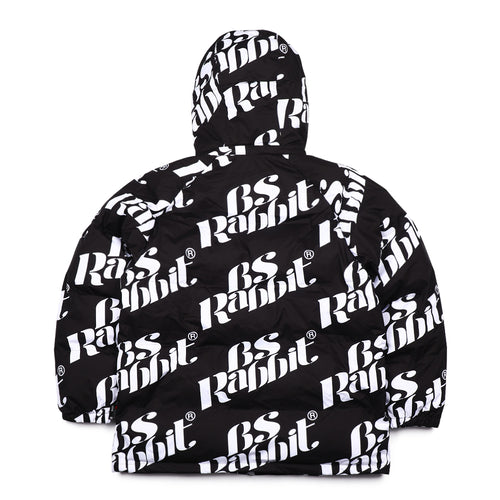 Logo Hoodie Wellon Parka Black