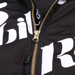 Logo Hoodie Wellon Parka Black