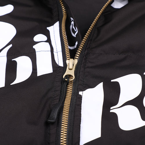 Logo Hoodie Wellon Parka Black