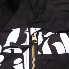 Logo Hoodie Wellon Parka Black