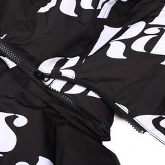 Logo Hoodie Wellon Parka Black