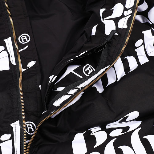 Logo Hoodie Wellon Parka Black