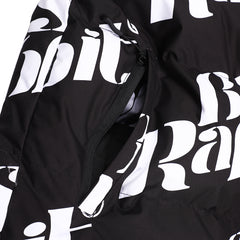 Logo Hoodie Wellon Parka Black