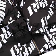 Logo Hoodie Wellon Parka Black