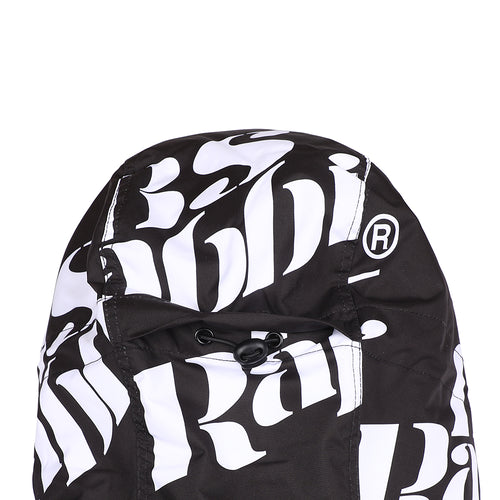 Logo Hoodie Wellon Parka Black