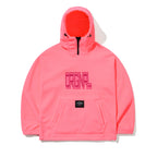 Original Fleece Half-Zip Hoodie Fluorescent Pink