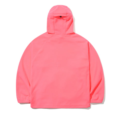 Original Fleece Half-Zip Hoodie Fluorescent Pink