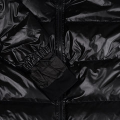 Hooded Padding Jumper Black