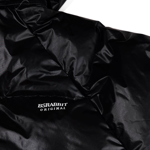 Hooded Padding Jumper Black