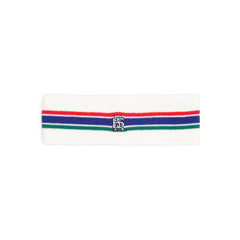 Stripe Headband White