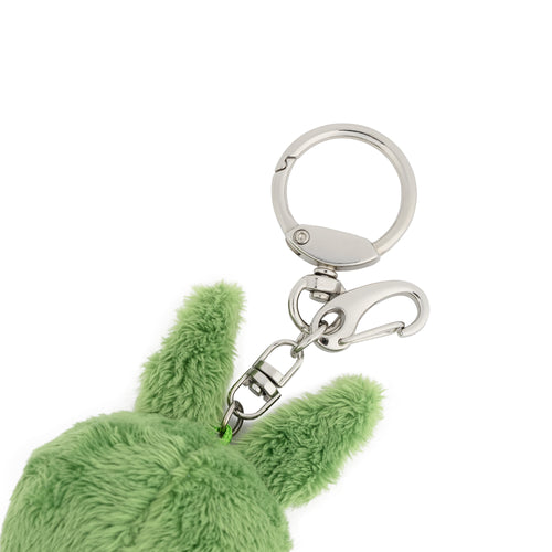 Trippy Rabbit Stuffed Animal Key Ring