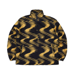 Zgzg Wave Fleece Pullover Gold Black
