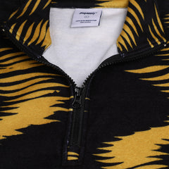 Zgzg Wave Fleece Pullover Gold Black