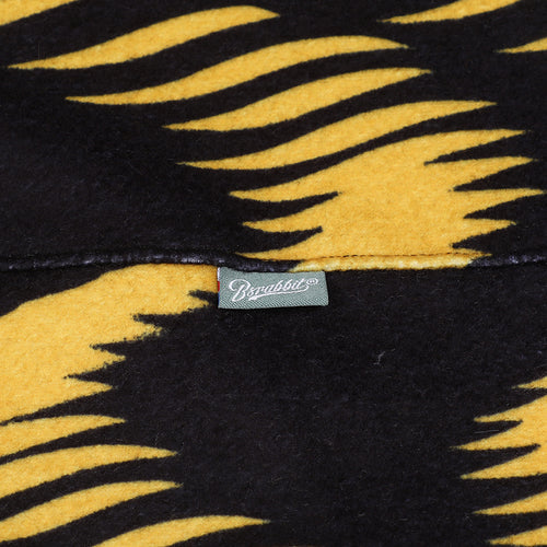 Zgzg Wave Fleece Pullover Gold Black