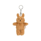 Bear Rabbit Stuffed Animal Key Ring