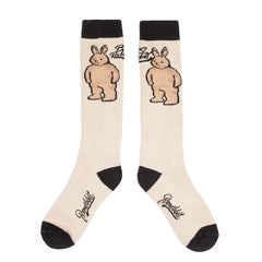 Big Bearrabbit Snowboard Socks Beige