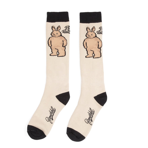 Big Bearrabbit Snowboard Socks Beige