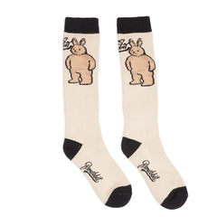 Big Bearrabbit Snowboard Socks Beige