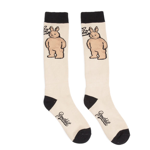 Big Bearrabbit Snowboard Socks Beige