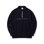 Bsrbt Og Half-Zip Collar Sweatshirt Navy