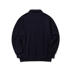 Bsrbt Og Half-Zip Collar Sweatshirt Navy