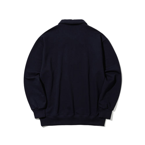 Bsrbt Og Half-Zip Collar Sweatshirt Navy
