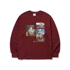 Collage Koth Seoul Bsr Long Sleeve Burgundy