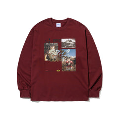 Collage Koth Seoul Bsr Long Sleeve Burgundy