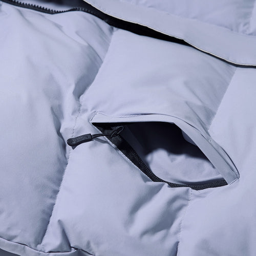 Reversible Padding Jumper Gray/Purple