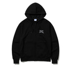 3D Every Day Rabbit Hoodie Zip-Up Black