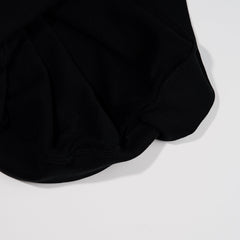 3D Every Day Rabbit Hoodie Zip-Up Black