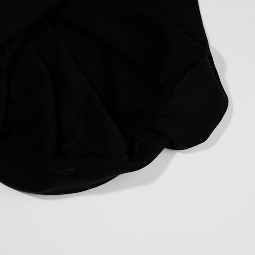 3D Every Day Rabbit Hoodie Zip-Up Black