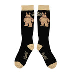 Big Bearrabbit Snowboard Socks Black