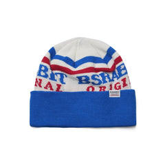 Logo Old School Beanie Blue White