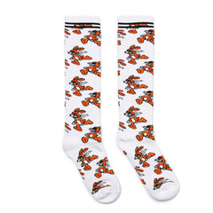 Mini Sunday Rb Snowboard Socks White