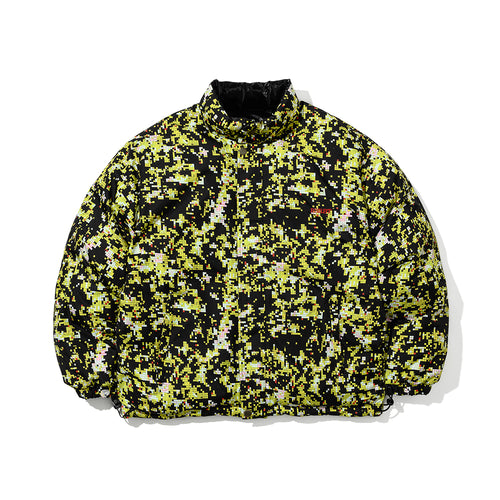 Reversible Padding Jumper Black/Dot Camo
