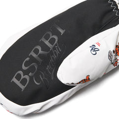 Tiger Rabbit Zipper Pocket Glove White