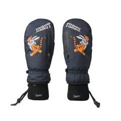 Bomb Tiger Rabbit Zipper Pocket Glove Navy