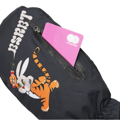 Bomb Tiger Rabbit Zipper Pocket Glove Navy