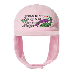 Bsrabbit Og Earflap Hat Pink