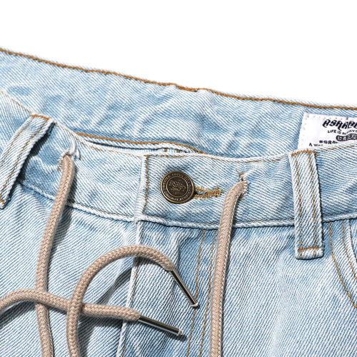 Carpenter Loosefit Denim Pants Lightblue