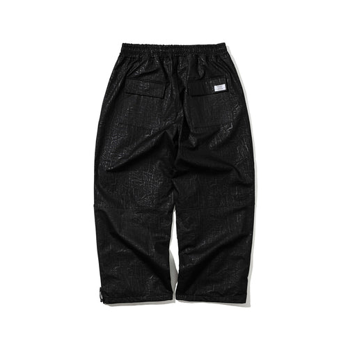 Dsxbs Super Wide Ventilation Pants Black Leather