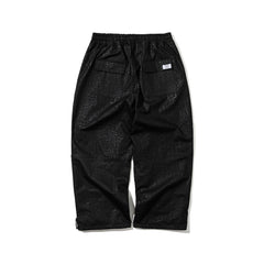 Dsxbs Super Wide Ventilation Pants Black Leather