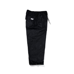 Dsxbs Super Wide Ventilation Pants Black Leather