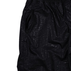 Dsxbs Super Wide Ventilation Pants Black Leather